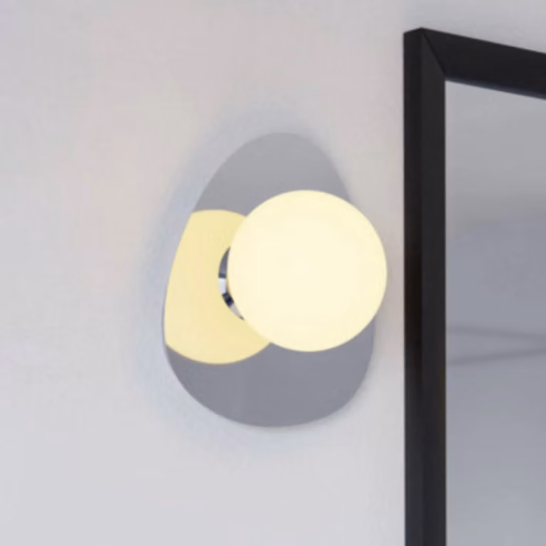 EGLO Plafoniera soffitto CASTROVIDO, Cromo / Argento, Soggiorno / Sala da pranzo, Metallo, Plafoniera