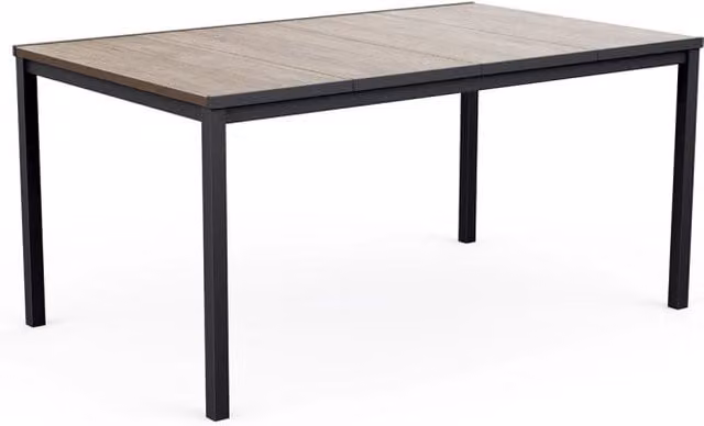 Tavolo da Giardino Keter Porto 159x95x75 cm Deco Coat Piano Effetto Legno Frassino
