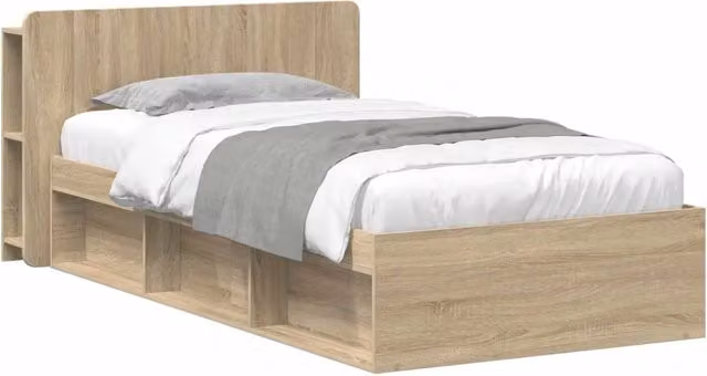 Telaio del letto con storage Rovere Sonoma 80 x 200 cm 3433325