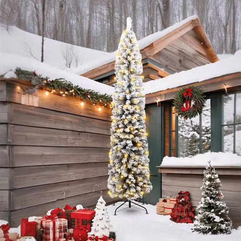 Maison Exclusive - Albero di Natale artificiale con 300 LED e supporto, verde, 240 cm