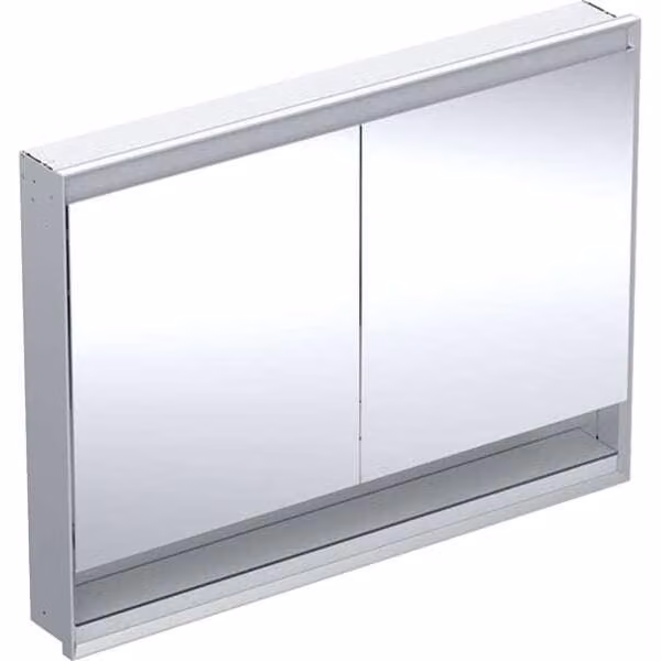 Geberit ONE armoire de toilette avec ComfortLight, 2 portes, montage encastré, avec niche, 120x90x15cm, 505.825.00.1, 505.825.00.1