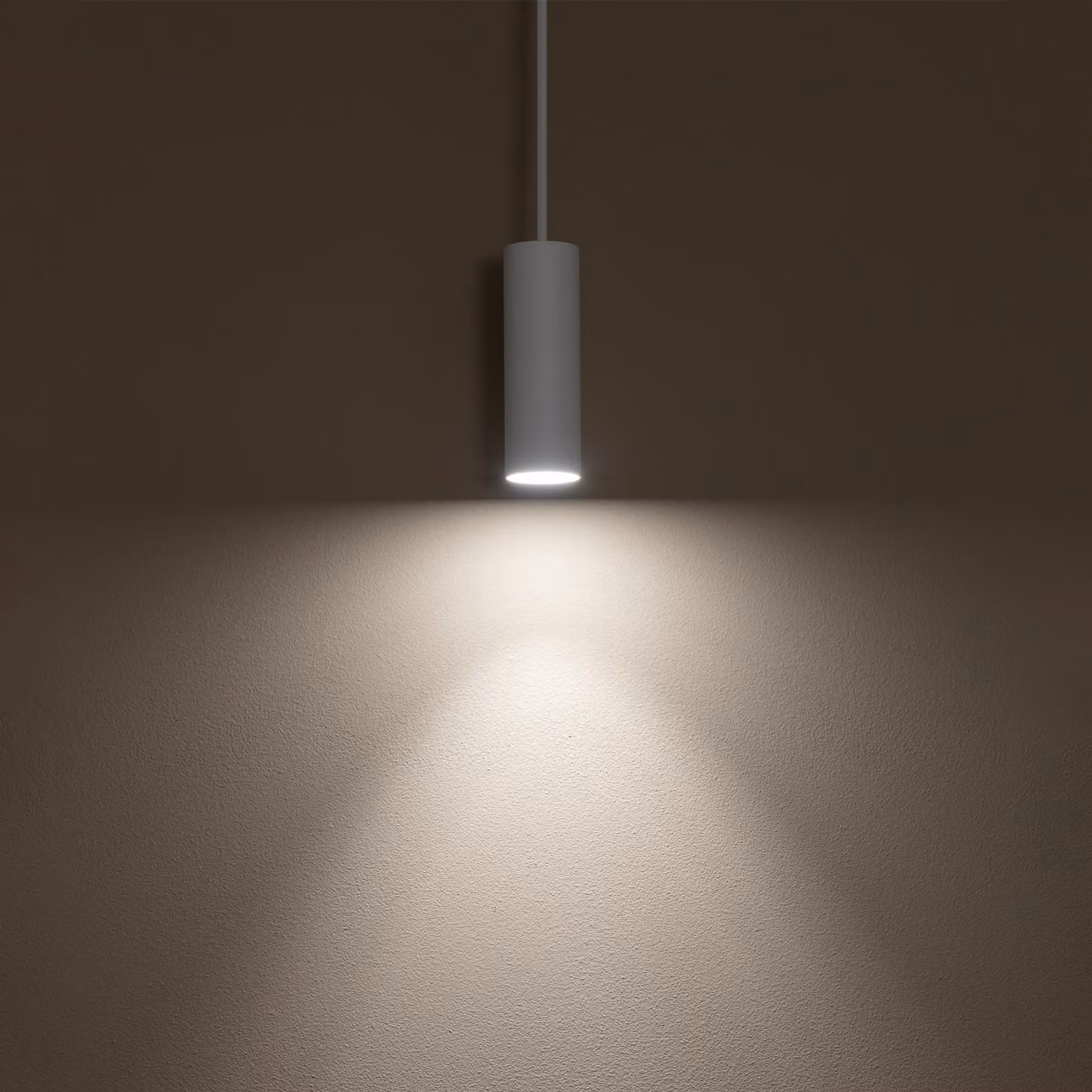 Lampada a sospensione FOURTY bianca 1xGU10x10W in metallo, dimensioni: 133x4x4 cm, IP20, Nowodvorski Lighting