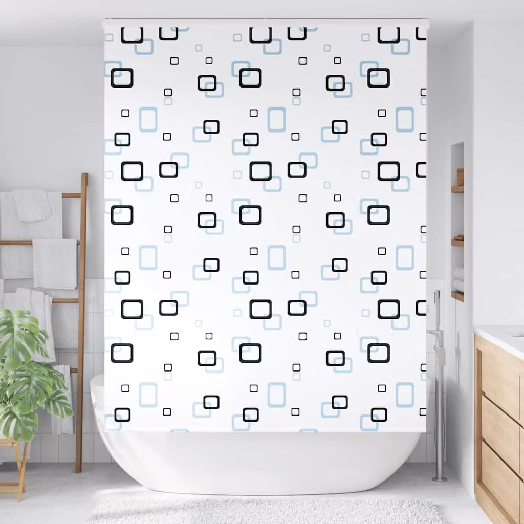 vidaXL Tenda a Rullo Doccia Cassonetto 150x240 cm Larghezza Tessuto