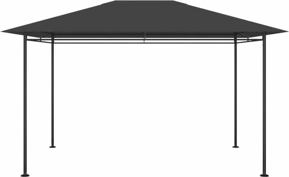 Gazebo 384x281x270 cm Antracite 180 g/m²
