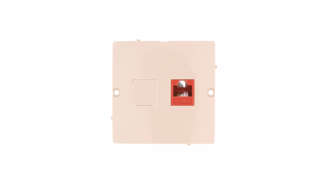 Simon Basic Presa singola per computer RJ45 cat.5e beige BMF51.02/12
