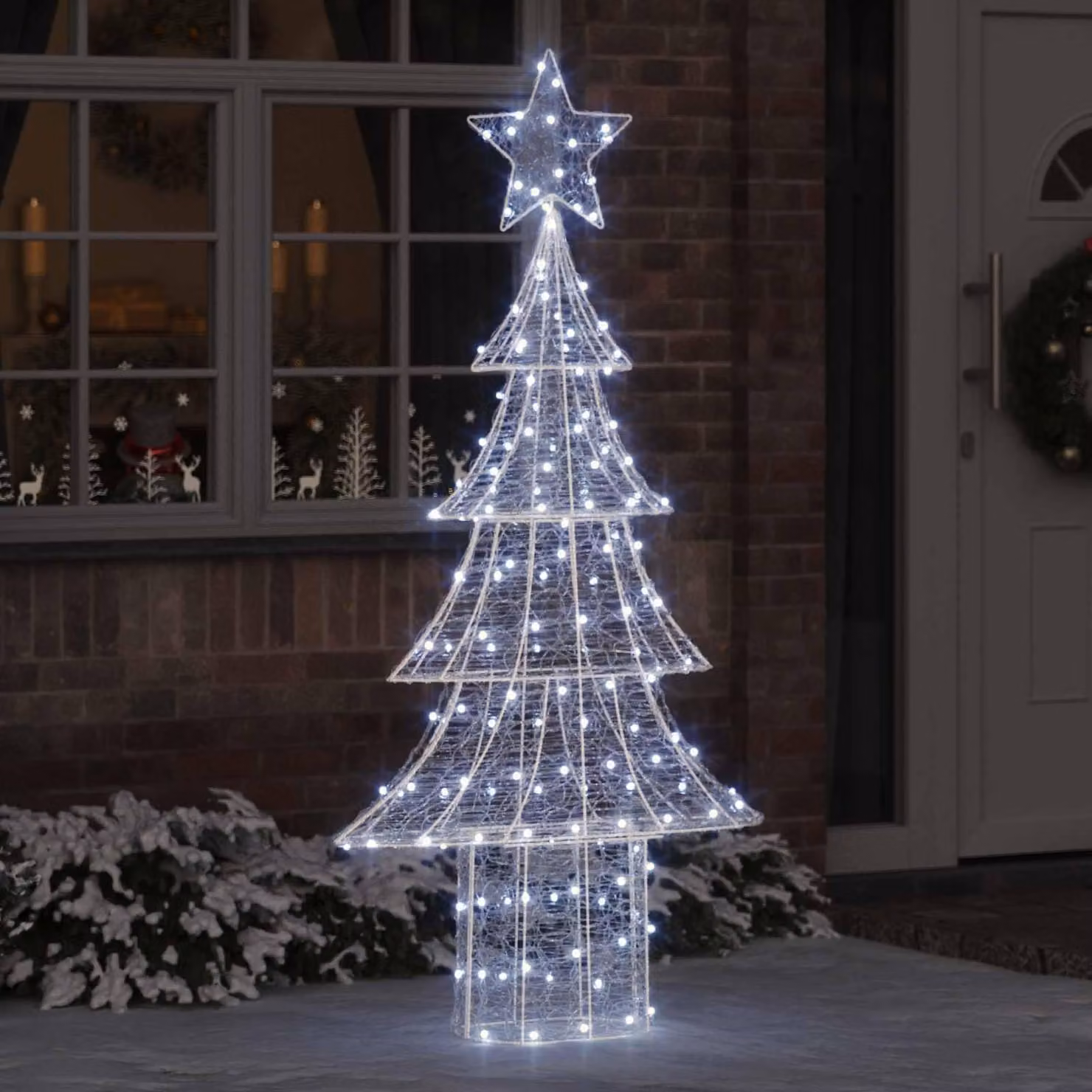 Maison Exclusive - Albero di Natale con 240 LED, luce bianca fredda, 180 cm, in acrilico