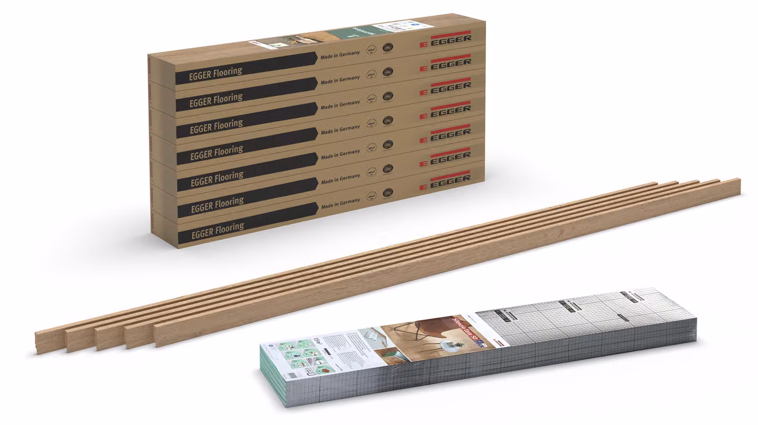 Set di pavimenti in laminato 8 mm NL2082 Elva Rovere naturale - 14 m²