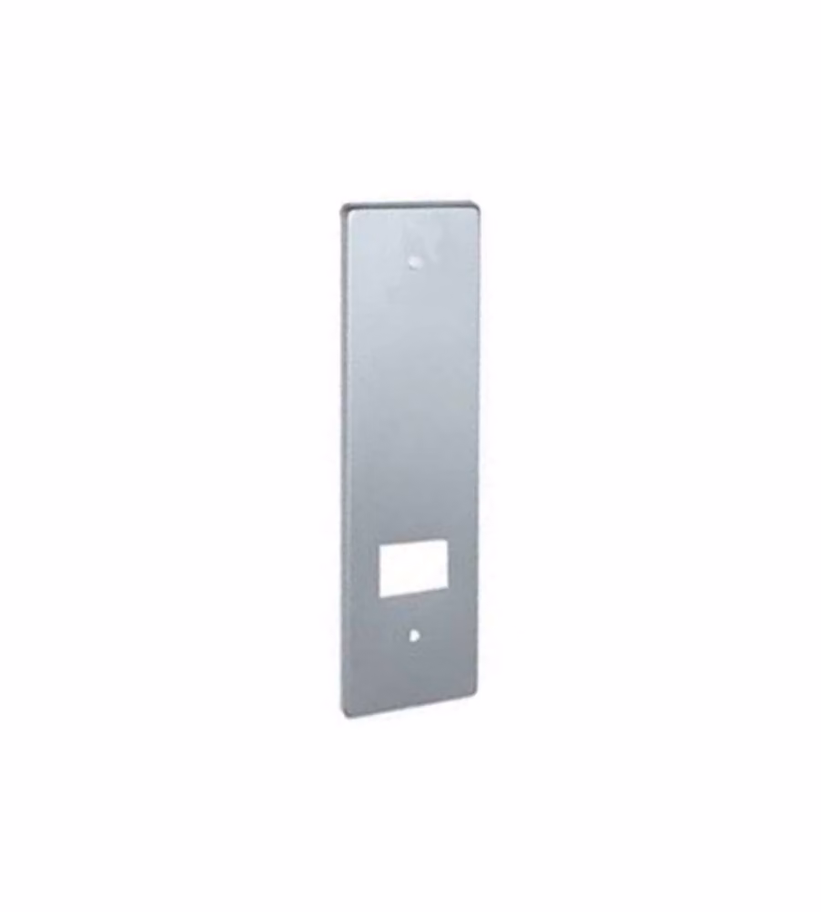 Placca in Acciaio Inox Interasse 185 mm.