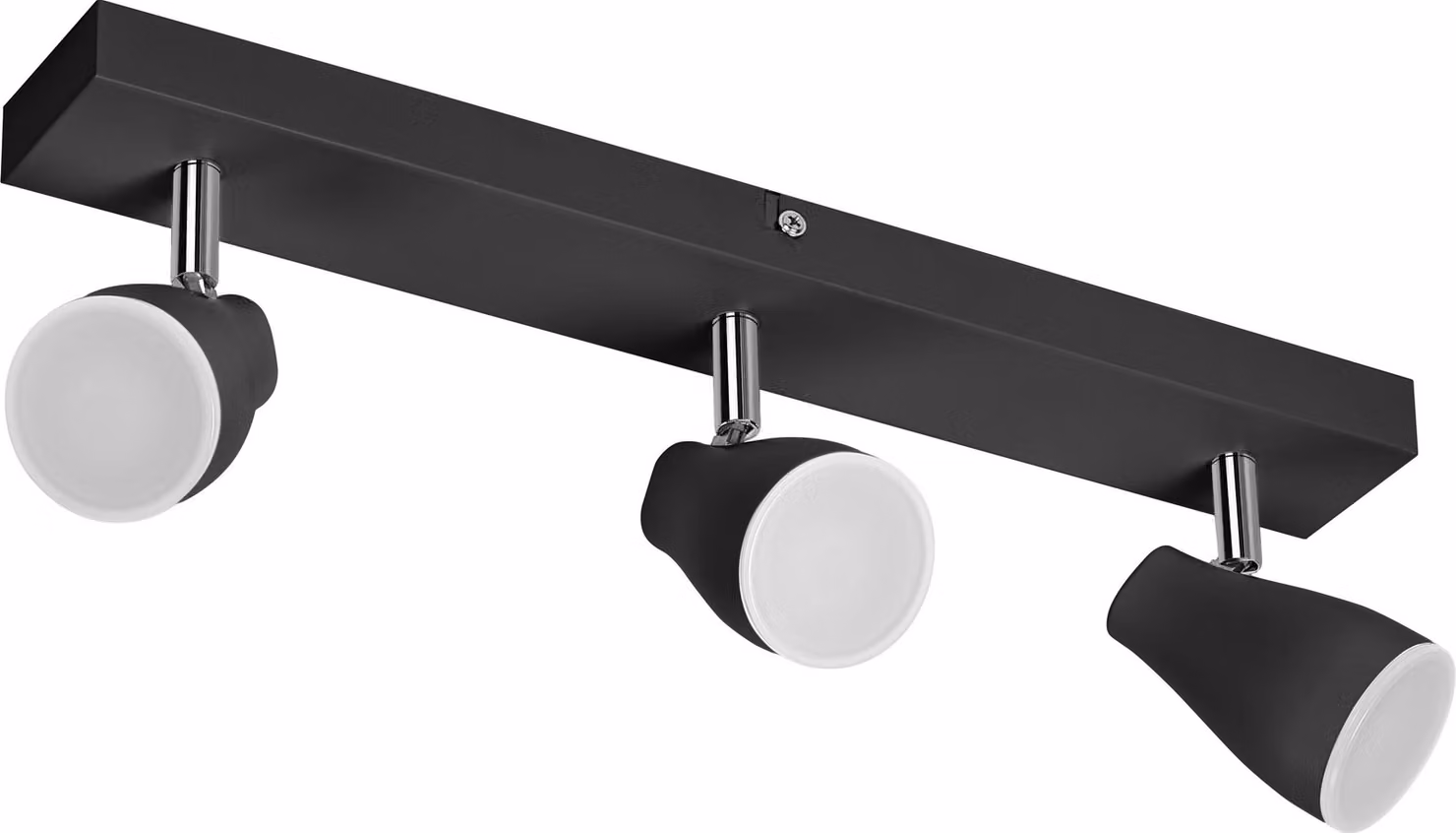 OSRAM LED SPOT PEAR spot a plafone 430mm, nero, 12,9W, 630lm, fornisce una luce direzionale di colore bianco caldo, con faretto flessibile GU10, lampada GU10 inclusa, classe di protezione IP20, 2700K