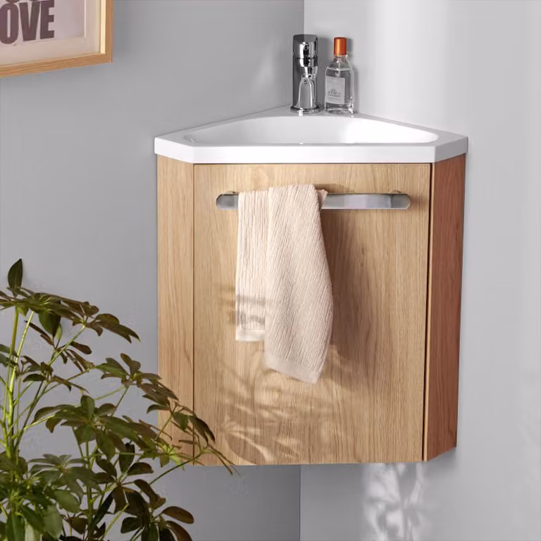 Set lavabo angolare SKINO + rubinetto
