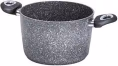 Pentola Madame Petravera emsa in alluminio antiaderente grigio pietra Diametro: 24 cm