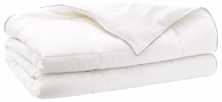 Copertura per letto 150x200 cm, collezione estiva, 200 GSM, lana australiana, colore bianco