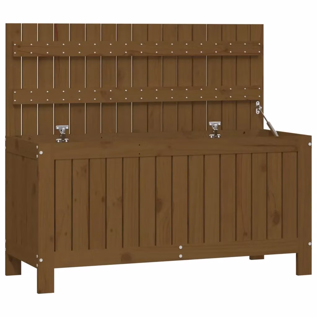 Contenitore da giardino vidaXL in legno massello di pino color marrone L: 108 cm, P: 42,5 cm, H: 54 cm – 2