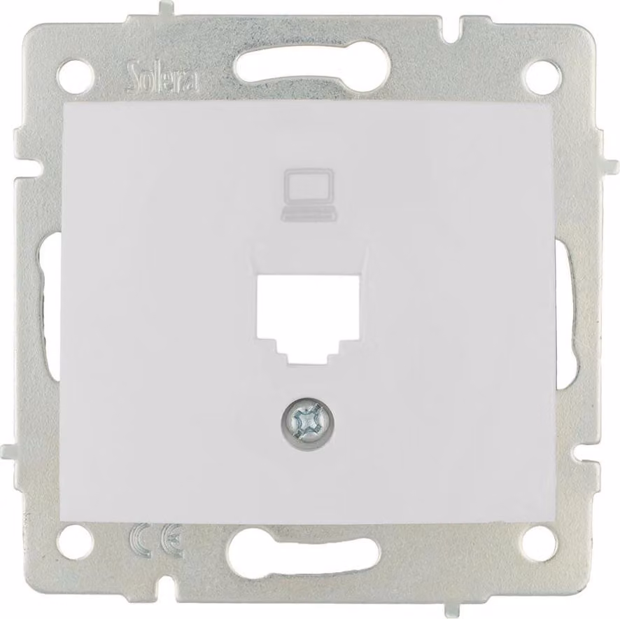 Coperchio + Custodia Per Presa Dati Rj45 S.europa Solera