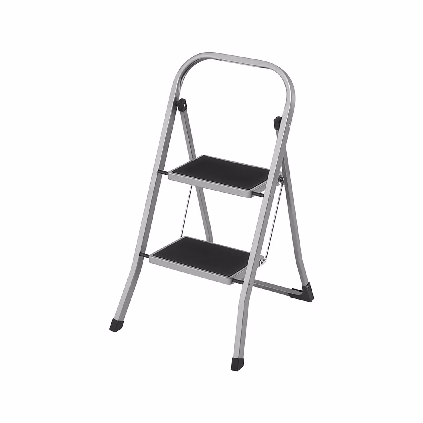 Scaletta Pieghevole a 2 Gradini, Grigio Tortora / 2 Gradini（55 x 45,5 x 82 cm）