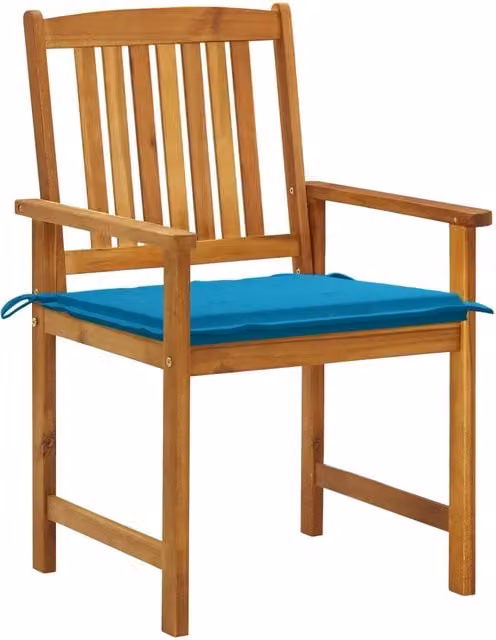 Sedie da Giardino con Cuscini 8 pz in Legno Massello di Acacia 3078170