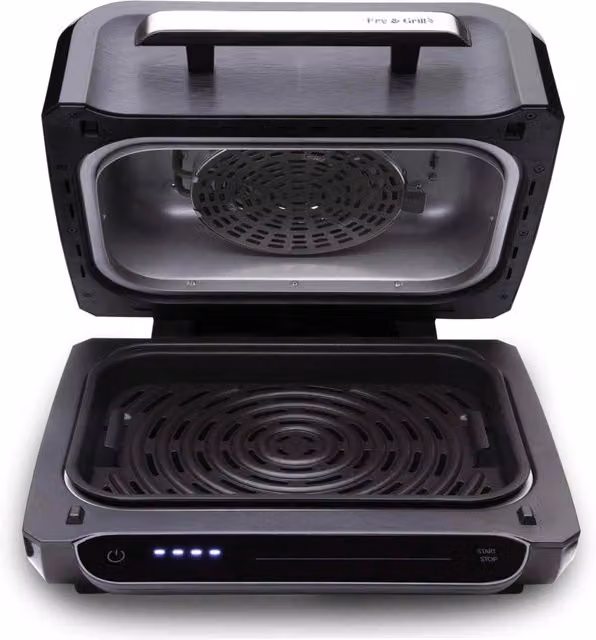 Friggitrice ad aria con grill multifunzione Sogo da 4L, colore nero, con display digitale e 10 programmi automatici, temperatura 50-230°C – 1