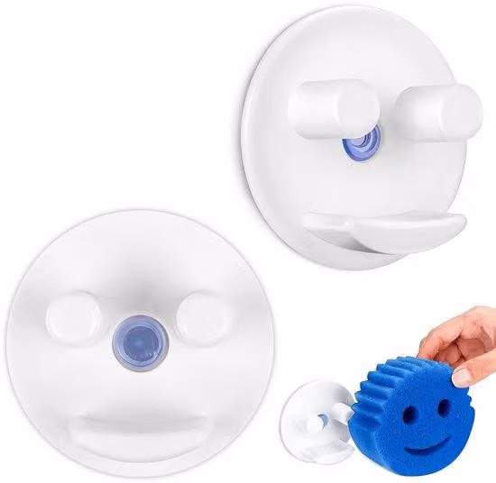 Set portaspugne per la cucina, 2 pezzi, con beccucci, senza spugne
