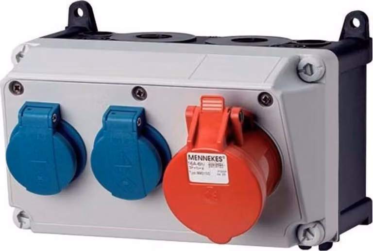 Combinazione di prese Mennekes 910007