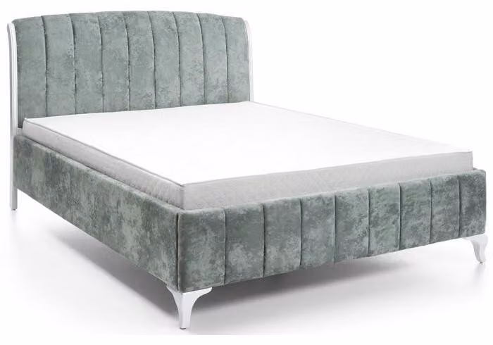 Bett Polster Design Luxus Doppel Hotel Betten Schlaf Zimmer Leder Modern Stoff