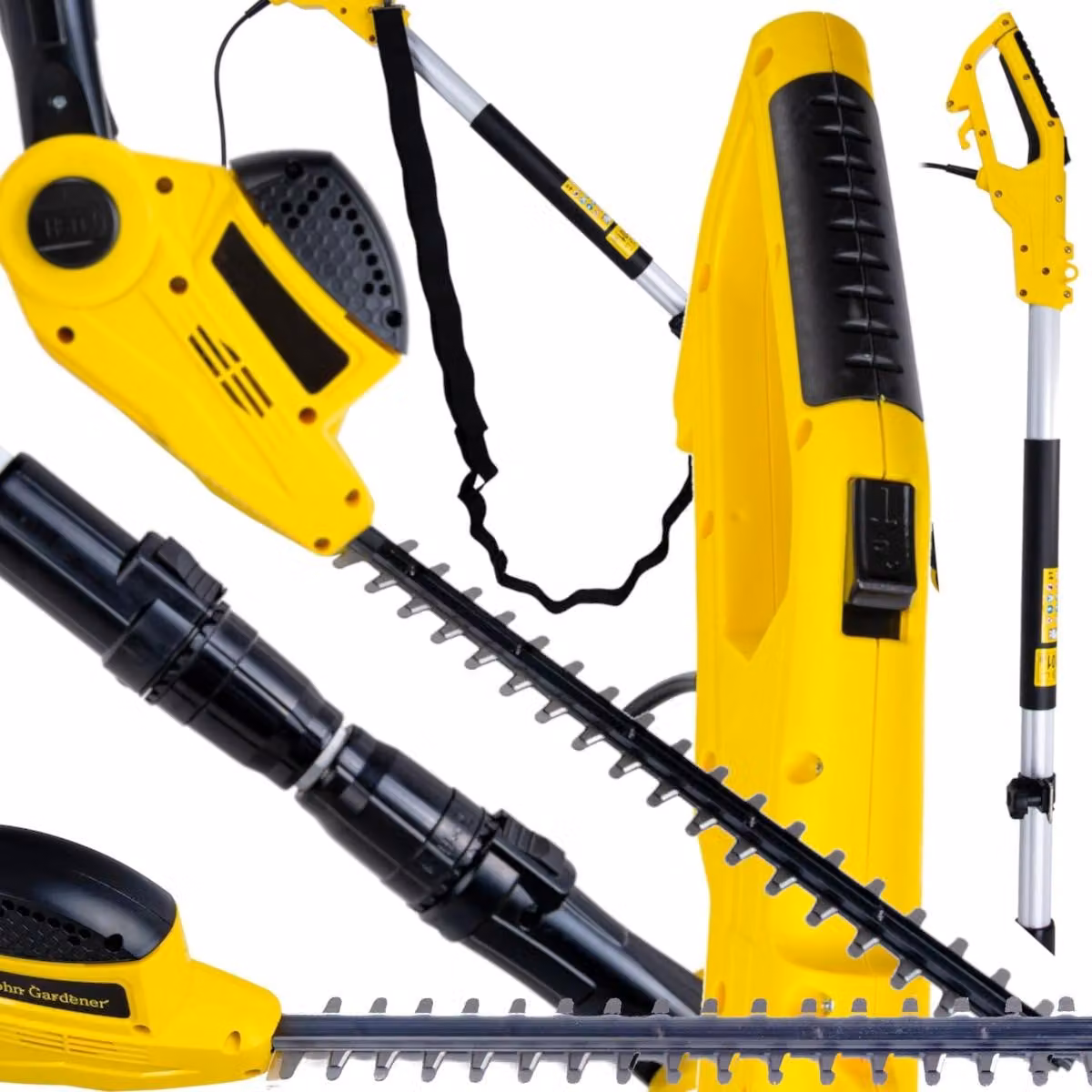 GEKO | Tagliasiepi telescopico a batteria, 550 W