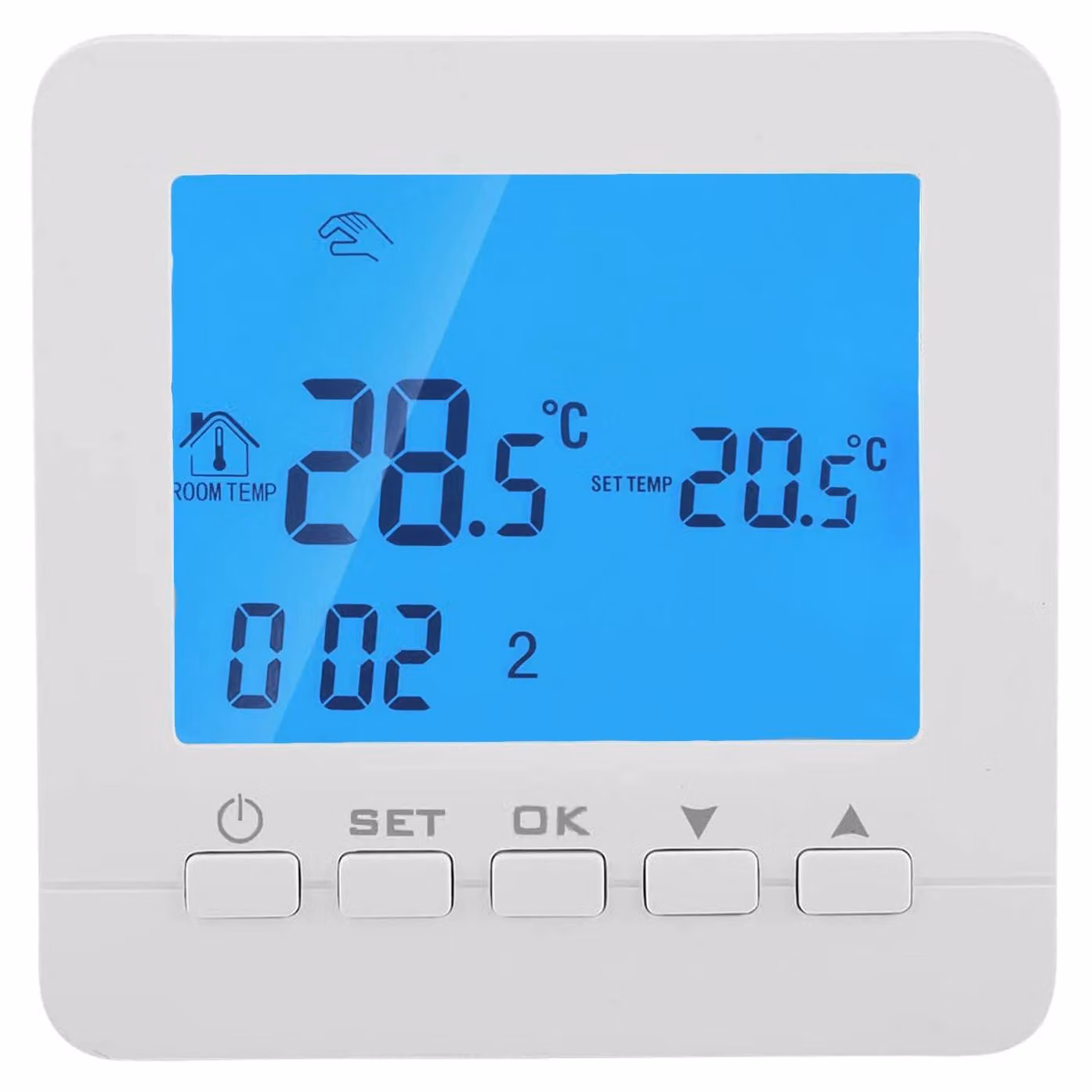 Termostato da parete digitale, programmabile e dotato di display LCD