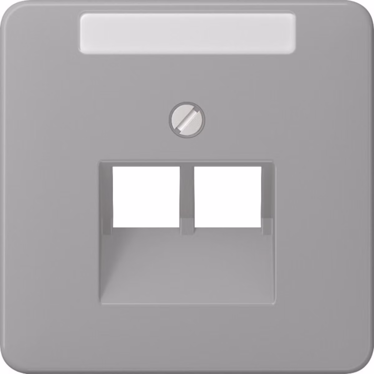 Jung CD569-2NAUAGR Copertura con campo di scrittura 6 x 37 mm grigio