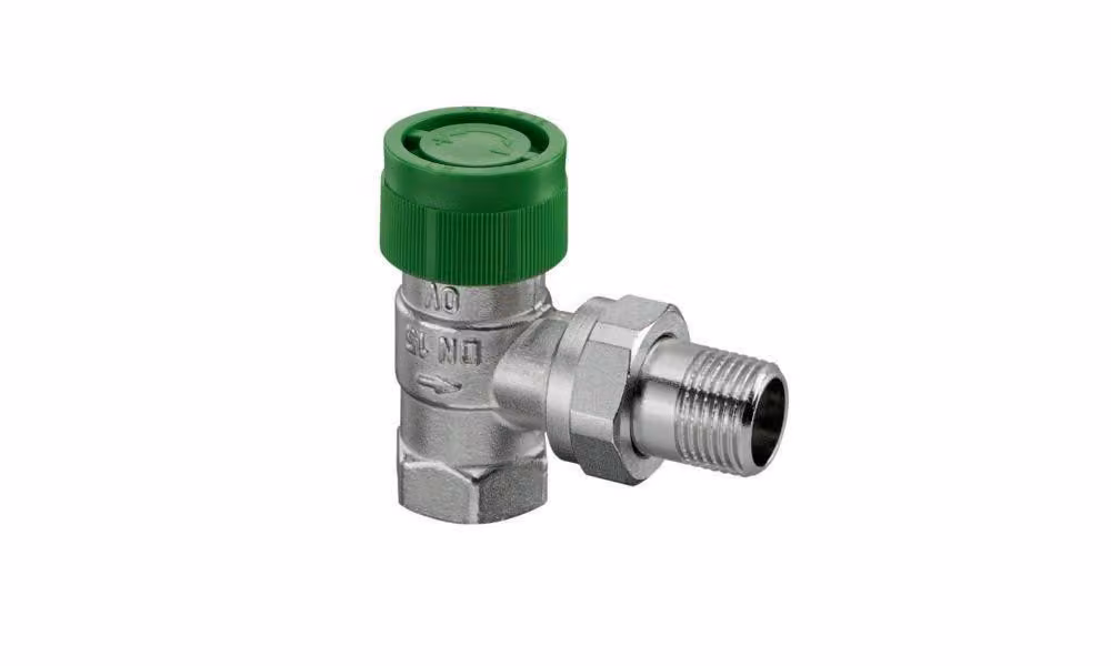 Oventrop Thermostatventil Baureihe AZ V M 30 x 1,5, PN 16, Eck DN 15, R 1/2"