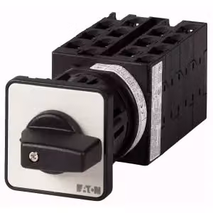 Interruttore a gradini Eaton, T0, 20 A, montaggio incasso, 7 moduli, contatti: 14, 45°, a scatto, con posizione 0, 0-7, n. 15135 015855