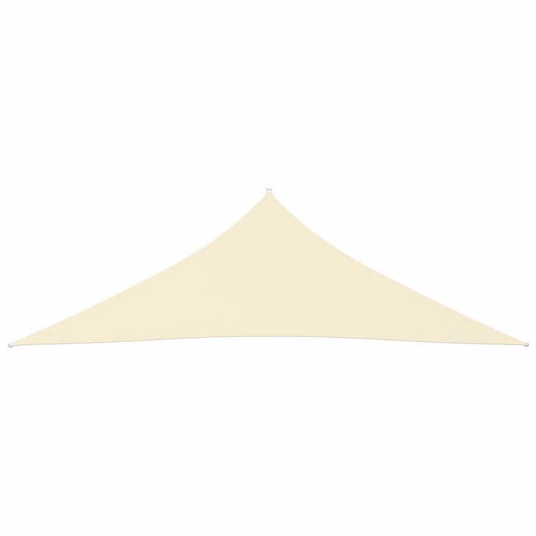 Parasole a Vela Oxford Triangolare 4x4x5,8 m Crema