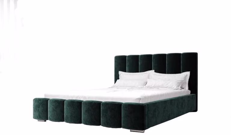 Luxus Schlafzimmer Bett Polster Design Luxus Grün Doppel Hotel Betten