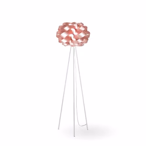 Piantana Moderna 3 Piedi Polilux ® Pink Metal E Metallo 1 Luce E27