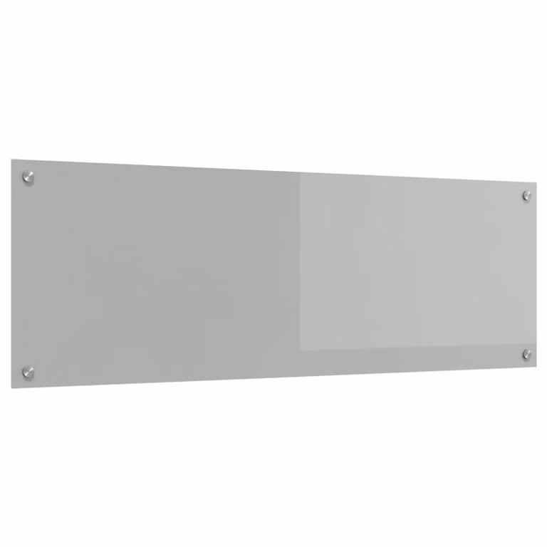 Schienale da cucina vidaXL in vetro temperato Grigio chiaro L: 120 cm, H: 40 cm, P: 40 cm