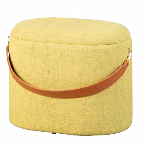 Dilia Pouf contenitore Giallo-Verde