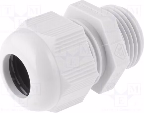 1 x Raccordo per cavo, grado di protezione IP68, materiale: M20, colore grigio RAL7035, modello HT, dimensione M20, quantità: 1,5