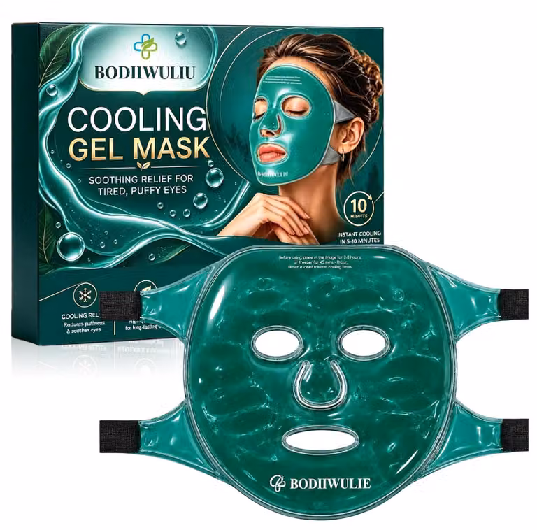 SolidKeus - Mascherina rinfrescante riutilizzabile per la cura del viso
