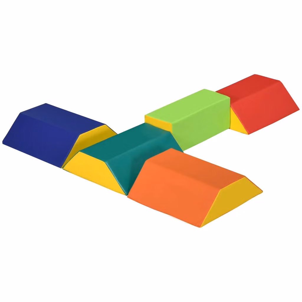 Blocchi da costruzione in schiuma per bambini MINIMAL Multicolore L 48 cm x P 19 cm x H 48 cm – 2
