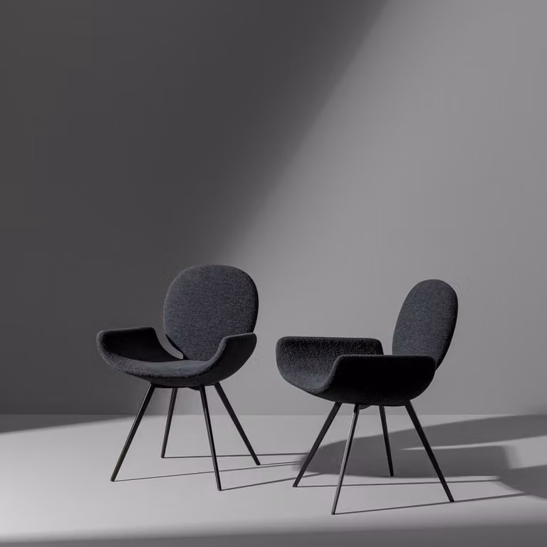 Sedia Youpi Bonaldo gambe in metallo