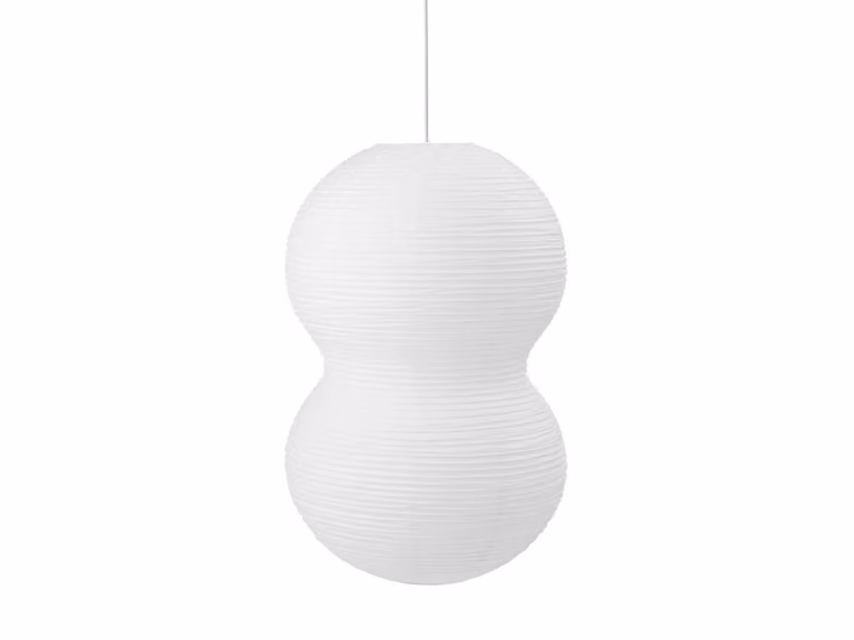 Puff Twist White Lampada a Sospensione
