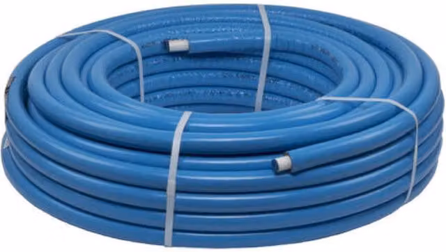 Tubo Multistrato Rivestito VIL Blu con Spessore Isolamento 10 mm, Lunghezza 25 Metri