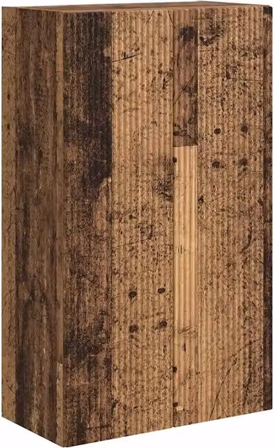 Mobile TV da parete rettangolare moderno con scomparti multipli 59,5 x 31 x 100 cm in legno antico 02_0055046
