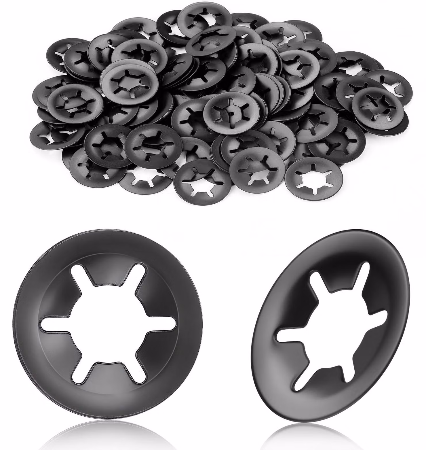 100 fascette di sicurezza, anelli di serraggio M8 x 18 mm, per diverse applicazioni