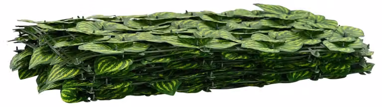Schermo per balcone con foglie Verde e Giallo 600 x 75 cm