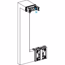 Schneider Electric KSA Commutatore multidirezionale, 400 A, salita a sinistra KSA400DMCL41A