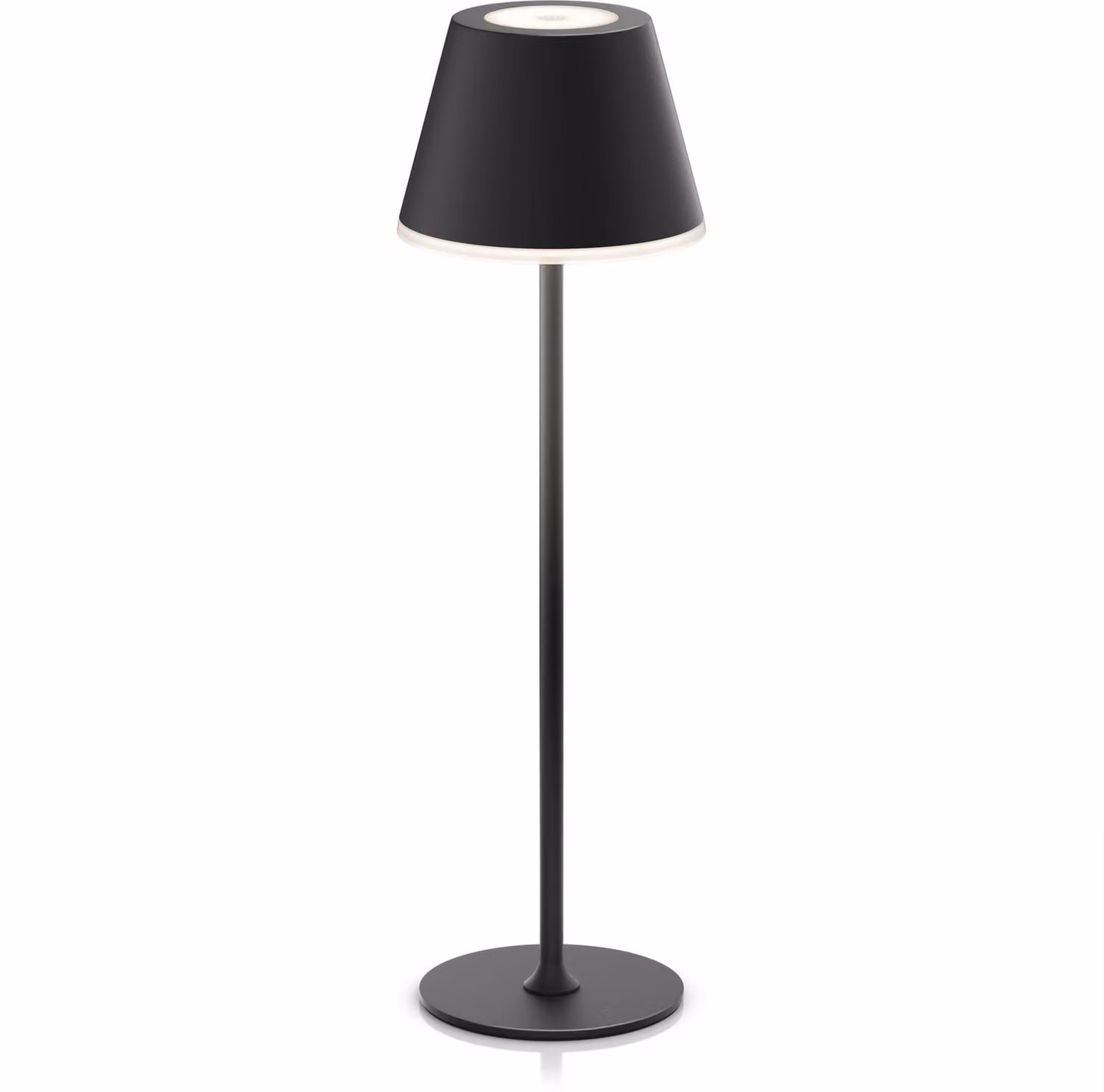 Lampada da tavolo senza fili Brandson, lampada da tavolo a LED, lampada da comodino, dimmerabile, touch, lampada da tavolo ricaricabile con stazione di ricarica USB, bianco caldo, bianco neutro, bianco freddo