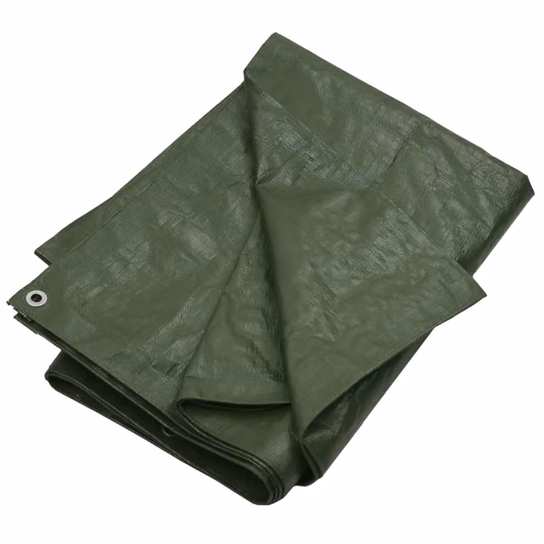 The Living Store Telone 180 g/m² 3x6 m Verde HDPE
