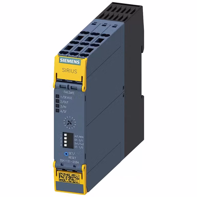 Dispositivo di sicurezza Siemens SIRIUS, serie Advanced, ritardo 5-300 s, 3SK11212CB44