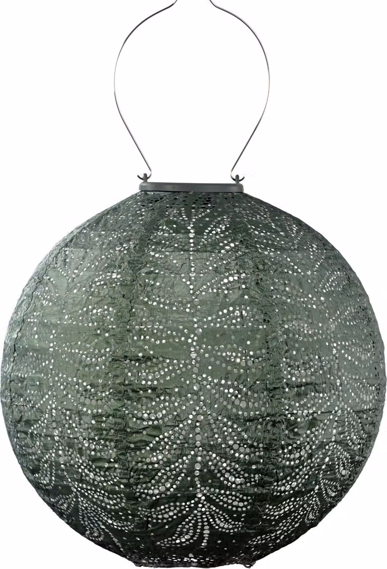 LUMIZ Illuminazione da giardino - Luci per esterni - Folia Round - 30 cm - Verde
