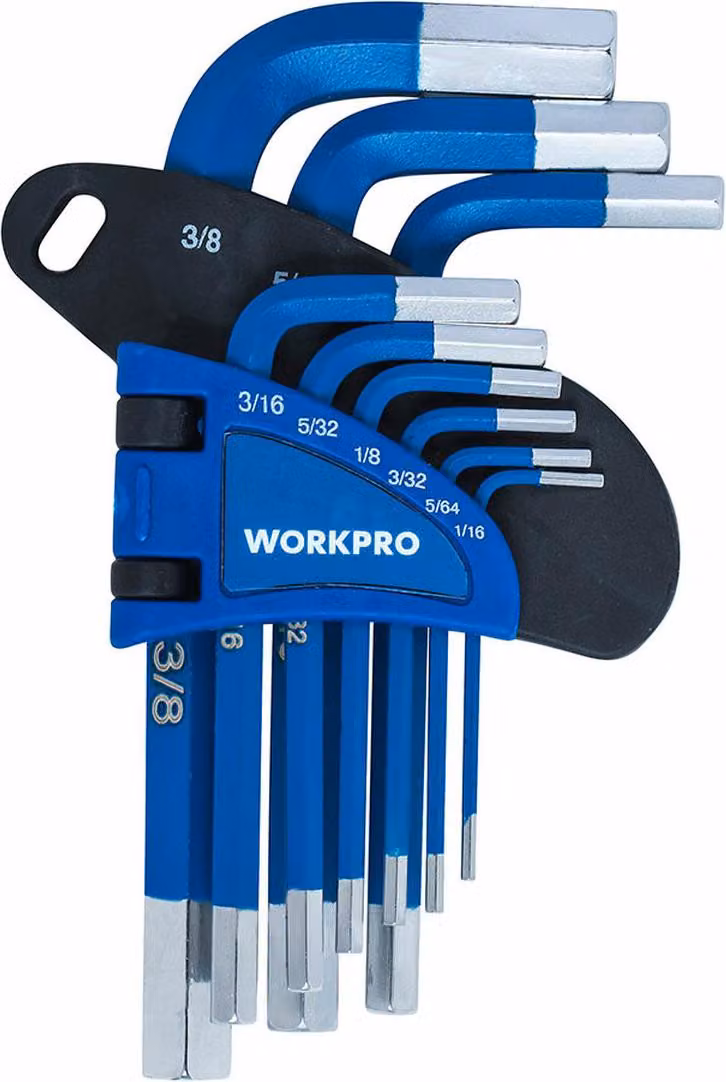 Set di chiavi a Esagono Workpro 9 pezzi.