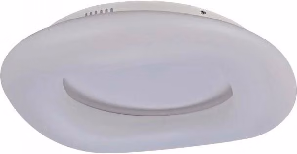 Plafoniera LED V-TAC Moderna Rotonda Bianca, Dimmerabile con Telecomando e CCT, Diametro: 60 cm, 38W